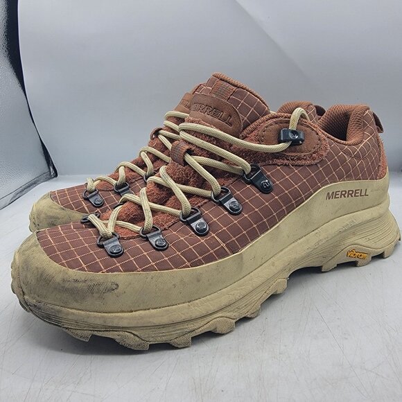Merrell Ontario Speed RS 1TRL Mens 9.5 Brown Sneaker Shoes Hiking Camping Vibram main image 2